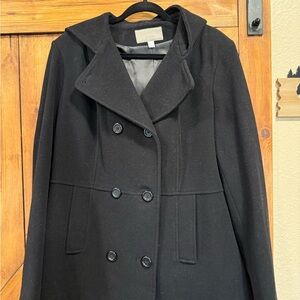 Croft & Barrow Classic Black Pea Coat